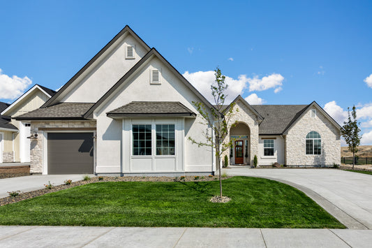 Highland Homes luxury model home with Morrison floorplan in Valnova, Eagle, ID