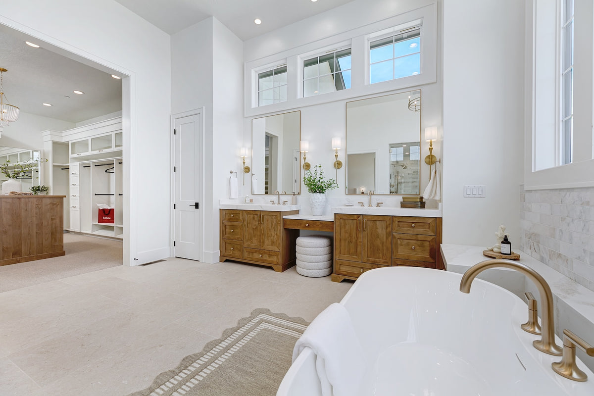 Highland Homes- Parade of Homes -  spa-like Primary Bath in Eagle, ID. 