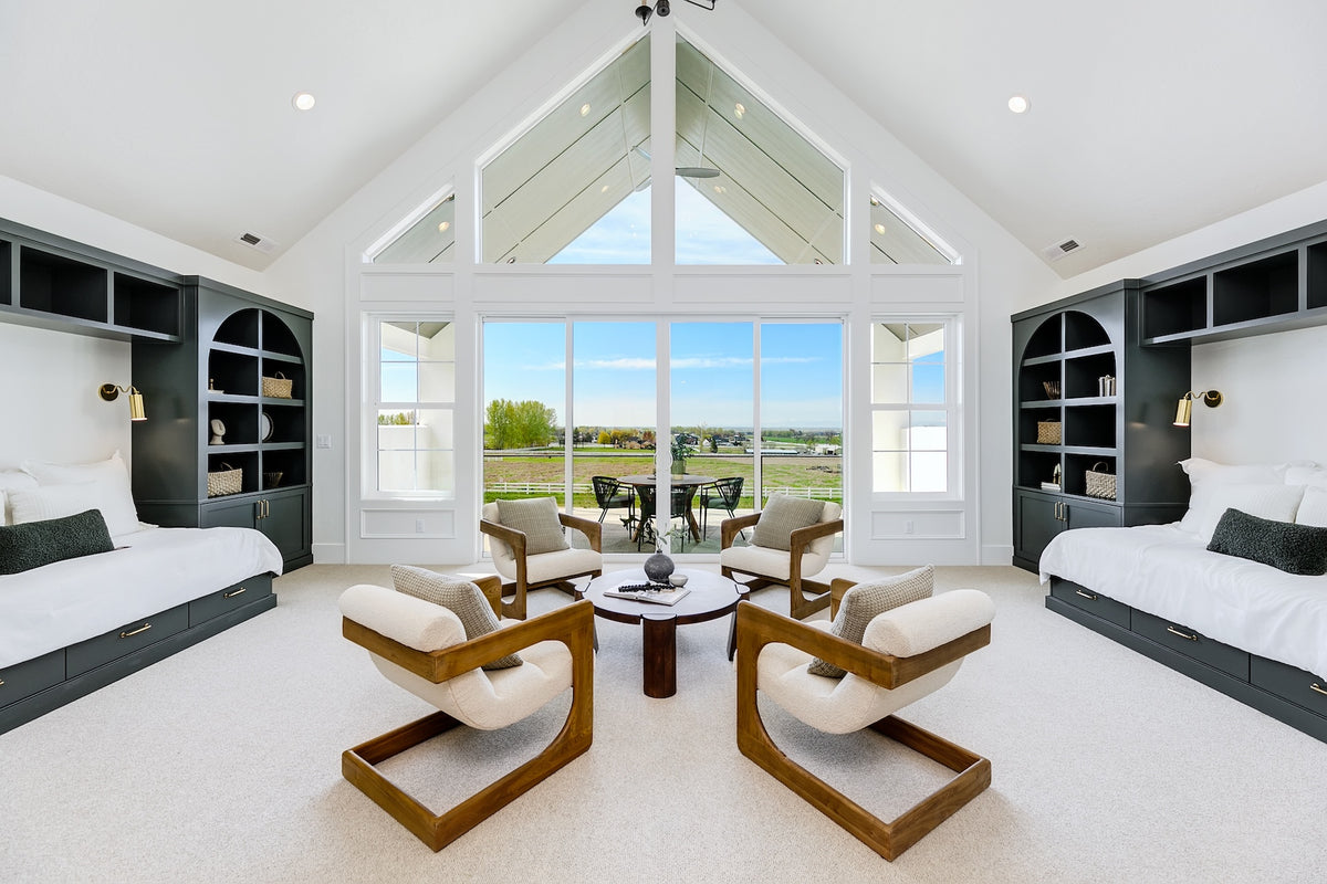 Highland Homes- Parade of Homes -  bonus room with built-in beds and bookcases in Eagle, ID. 